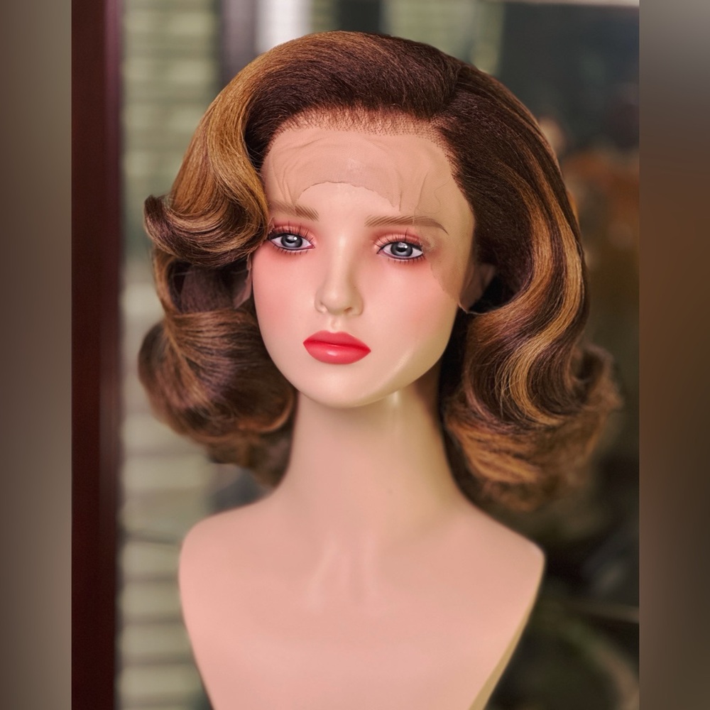 Femme Fatale Brunette Platinum Highlighted Lacefront Wig